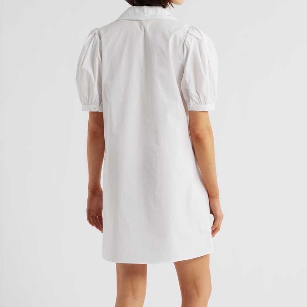 Frame The Sailor Shirtdress With Puff Sleeves - Picture 5 of 6